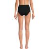 Lands’ End Women’s Sculpting Suit Chlorine Resistant Targeted Control Retro High Waisted Bikini Swim Bottoms(Black)