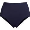 Lands’ End Women’s Sculpting Suit Chlorine Resistant Targeted Control Retro High Waisted Bikini Swim Bottoms(Deep Sea Navy)