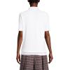 Lands’ End Women’s Short Sleeve Banded Bottom Polo Shirt(White)