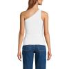 Lands’ End Women’s Slender One Shoulder Top(White)