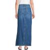 Lands’ End Women’s Soft Denim Maxi Skirt(Indigo Tide Blue)