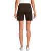 Lands’ End Women’s Sport Knit High Rise Shorts(Rich Coffee)