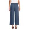 Lands’ End Women’s Sport Knit Pull On Drawstring Wide Leg Crop Pants(Nightfall Blue)