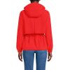 Lands’ End Women’s Squall Packable Rain Jacket(Coral Red)