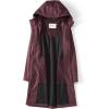 Lands’ End Women’s Squall Rain Slicker Coat(Lush Burgundy)