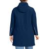Lands’ End Women’s Squall Waterproof Hooded Raincoat(Deep Sea Navy)