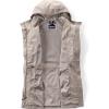 Lands’ End Women’s Squall Waterproof Hooded Raincoat(Soft Taupe)
