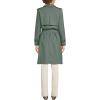 Lands’ End Women’s Squall Waterproof Modern Trench Coat(Spruce)