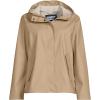 Lands’ End Women’s Squall Waterproof Rain Slicker Jacket(Desert Tan)