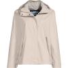 Lands’ End Women’s Squall Waterproof Rain Slicker Jacket(Dusk Gray)