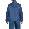 Lands’ End Women’s Squall Waterproof Rain Slicker Jacket(Light Indigo Blue)