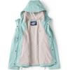 Lands’ End Women’s Squall Waterproof Rain Slicker Jacket(Misty Aqua)