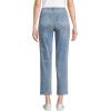 Lands’ End Women’s Starfish High Rise Knit Denim Straight Crop Jeans(Light Brook)