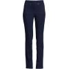 Lands’ End Women’s Starfish High Rise Knit Denim Straight Jeans(Dark Indigo)