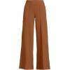 Lands’ End Women’s Starfish High Rise Palazzo Pants(Rich Ginger Brown)