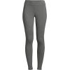 Lands’ End Women’s Starfish Mid Rise Knit Leggings(Charcoal Heather)