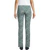 Lands’ End Women’s Starfish Mid Rise Slim Leg Pants(Deep Sea Navy Dotted Floral)
