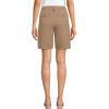 Lands’ End Women’s Stretch Poly Rayon High Rise Pleated 10″ Shorts(Rich Camel)