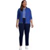 Lands’ End Women’s Thermacheck 100 Fleece Jacket(Dark Cobalt Blue)