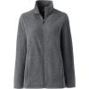 Lands’ End Women’s Thermacheck 100 Fleece Jacket(Iron Heather)
