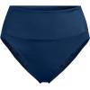 Lands’ End Women’s Tugless High Waisted Bikini Bottoms(Deep Sea Navy)