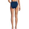 Lands’ End Women’s Tugless Quickdry High Waisted High Leg Bikini Bottoms(Deep Sea Navy)