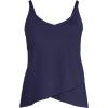 Lands’ End Women’s Tulip Hem Tankini Top(Deep Sea Navy)