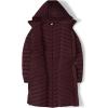 Lands’ End Women’s Ultralight Packable Long Down Coat(Lush Burgundy)