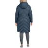 Lands’ End Women’s Ultralight Packable Long Down Coat(Vintage Blue)