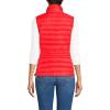 Lands’ End Women’s Wanderweight Packable Ultralight Down Vest(Bright Cherry)