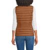 Lands’ End Women’s Wanderweight Packable Ultralight Down Vest(Rich Ginger Brown)