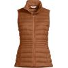 Lands’ End Women’s Wanderweight Packable Ultralight Down Vest(Rich Ginger Brown)