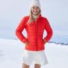 Lands’ End Women’s Wanderweight Ultralight Packable Down Jacket(Bright Cherry)