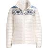 Lands’ End Women’s Wanderweight Ultralight Packable Down Jacket(Brisk Blue Fairisle)
