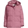 Lands’ End Women’s Wide Channel 600 Down Puffer Jacket(Soft English Rose)