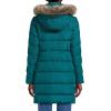 Lands’ End Womens Winter Down Coat Evening Teal Regular Large