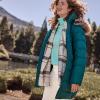 Lands’ End Womens Winter Down Coat Evening Teal Regular Large