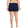 Lands’ End Women’s Woven Packable 3″ Dolphin Hem Swim Cover-up Shorts(Deep Sea Navy)