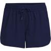 Lands’ End Women’s Woven Packable 3″ Dolphin Hem Swim Cover-up Shorts(Deep Sea Navy)