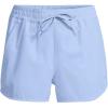 Lands’ End Women’s Woven Packable 3″ Dolphin Hem Swim Cover-up Shorts(Soft Cloud Blue)
