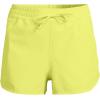 Lands’ End Women’s Woven Packable 3″ Dolphin Hem Swim Cover-up Shorts(Sunlight Lime)