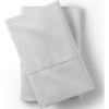 Lands’ End 700 Solid Pillowcases Pale Flax King(Light Fog)