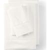 Lands’ End 700 Solid Sheet Set Ivory Twin(Ivory)