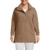 Lands’ End Boucle Fleece Coat(Honey Beige)