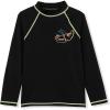 Lands’ End Boys Long Sleeve UPF 50 Sun Protection Rash Guard(Black)