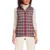 Lands’ End FeatherFree Insulated Vest(Rich Red Plaid)