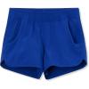 Lands’ End Girls Comfort Waist Stretch Swim Shorts(Blue)