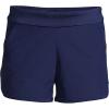 Lands’ End Girls Comfort Waist Stretch Swim Shorts(Deep Sea Navy)