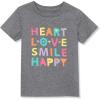 Heart Happy Charcoal Heather
