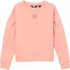 Lands’ End Girls Knit Crewneck Sweatshirt(Light Coral)